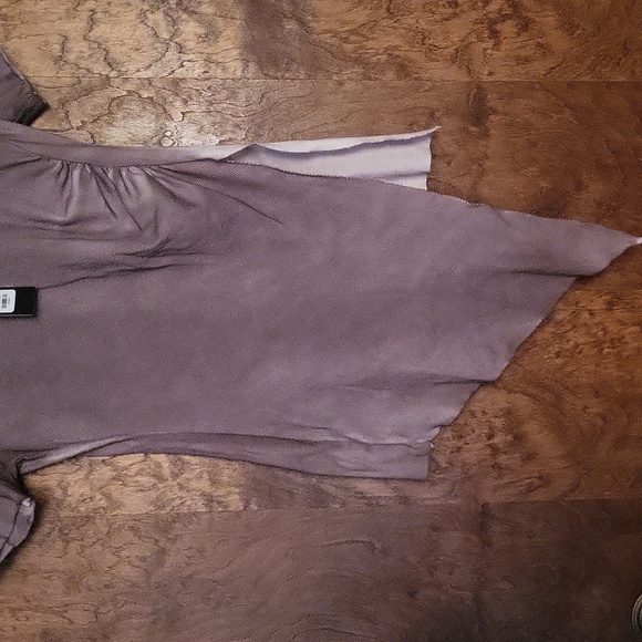 Fashion Nova Assymetrical Taupe Top XL NWT - Picture 4 of 6